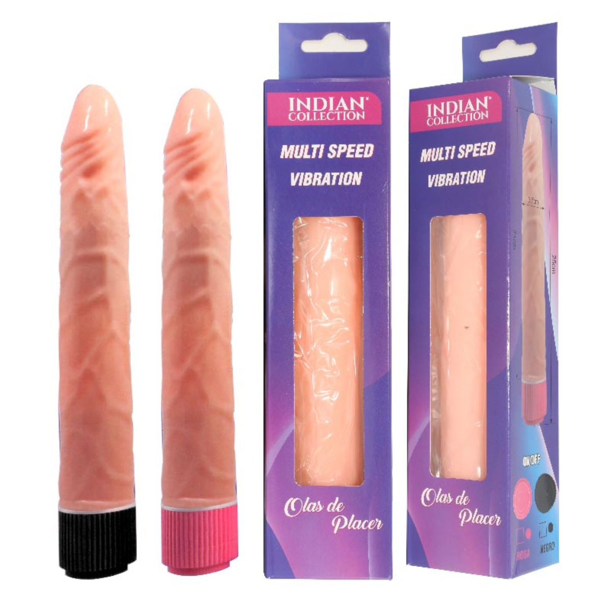 Vibrador Recargable con Sensación Real (25cm)