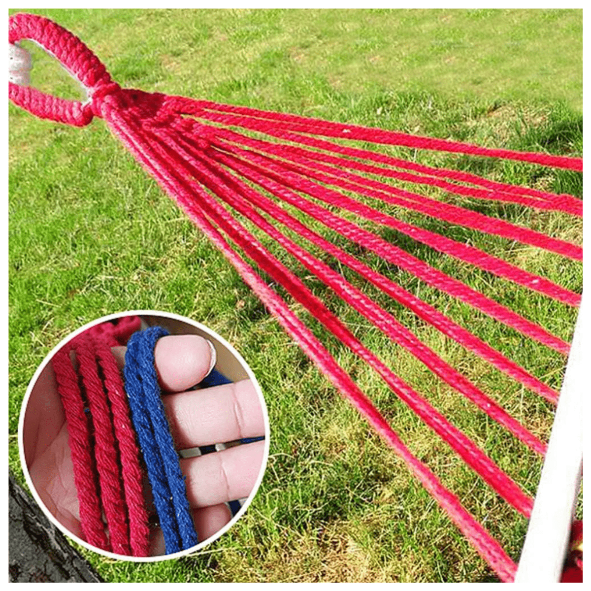 Hamaca Arcoíris de Algodón 2 Plaza