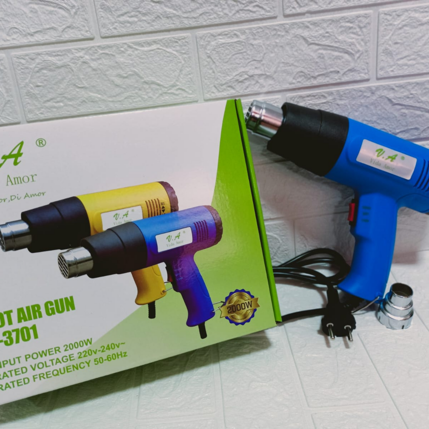Pistola Calor De Temperatura Ajustable