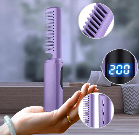 MINI CEPILLO ALISADOR CON LECTOR DE T°