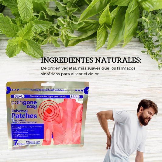 Pack 7 Parches Efecto Calmante Universal