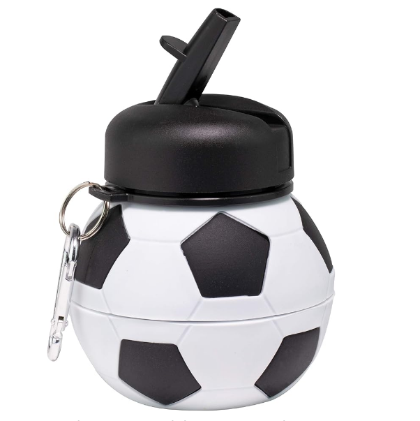 Botella De Agua Futbol Plegable