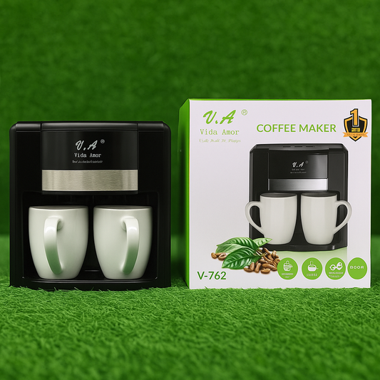 Cafetera Electrica Doble Taza