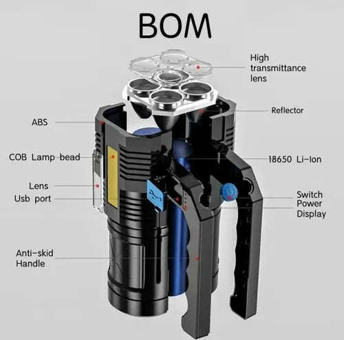 linterna led de camping