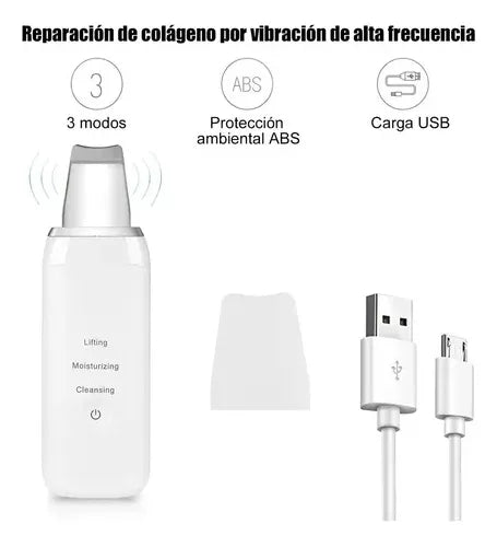 Limpiador Peeling Facial Ultrasónico