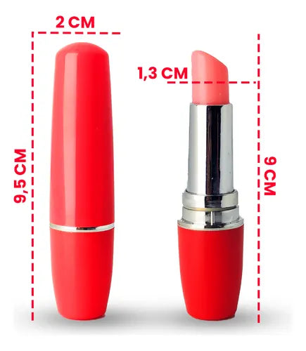 Vibrador Labial discreto zonas intimas (9,5cm)