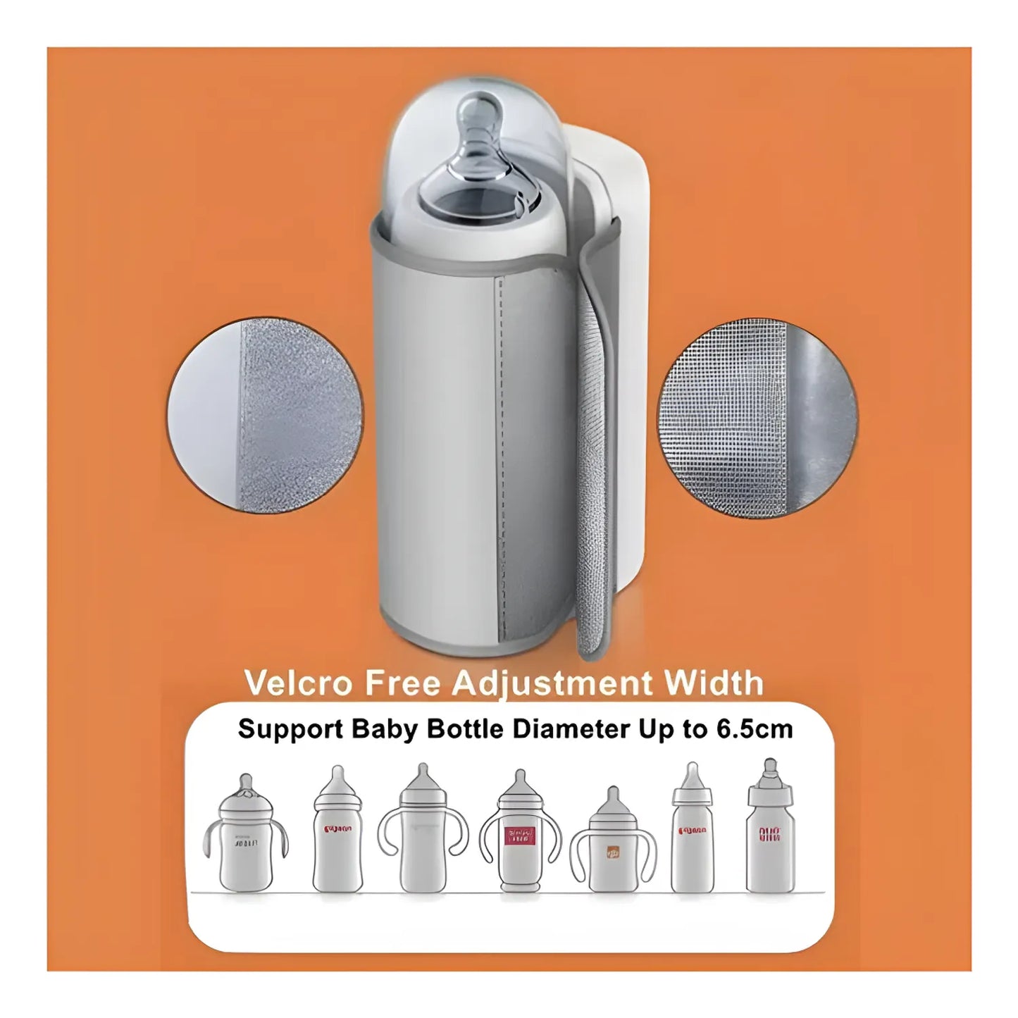 Calentador de mamadera recargable