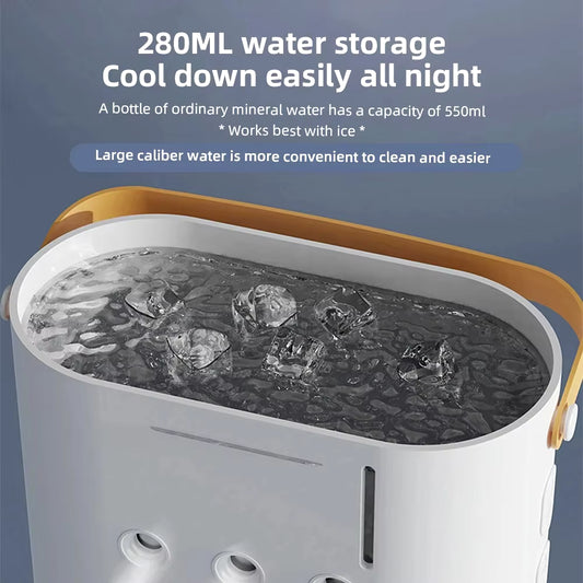 Ventilador doble humidificador