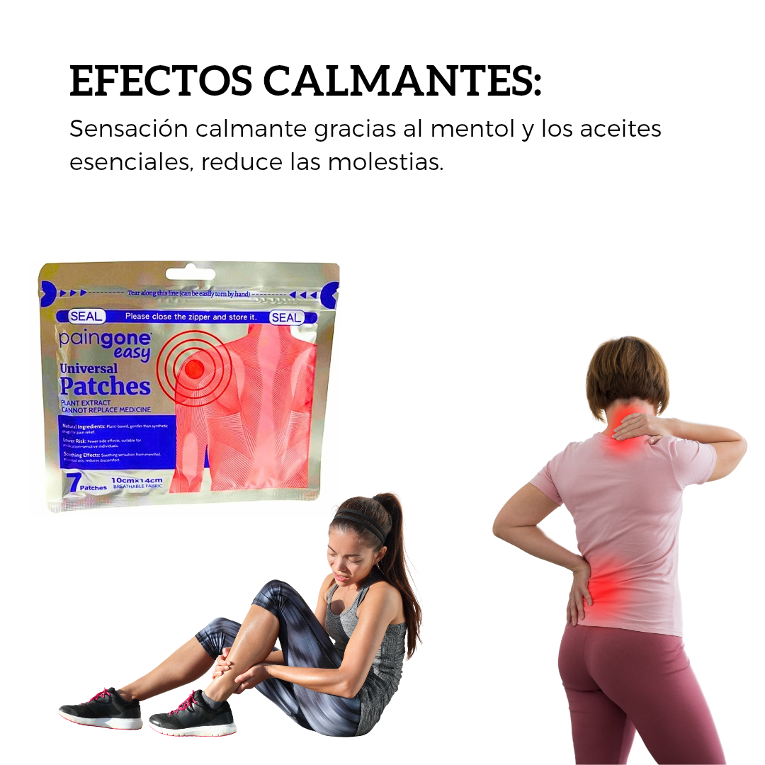 Pack 7 Parches Efecto Calmante Universal