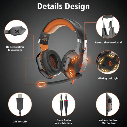 Audífonos Gamer con Micrófono G2000 G1